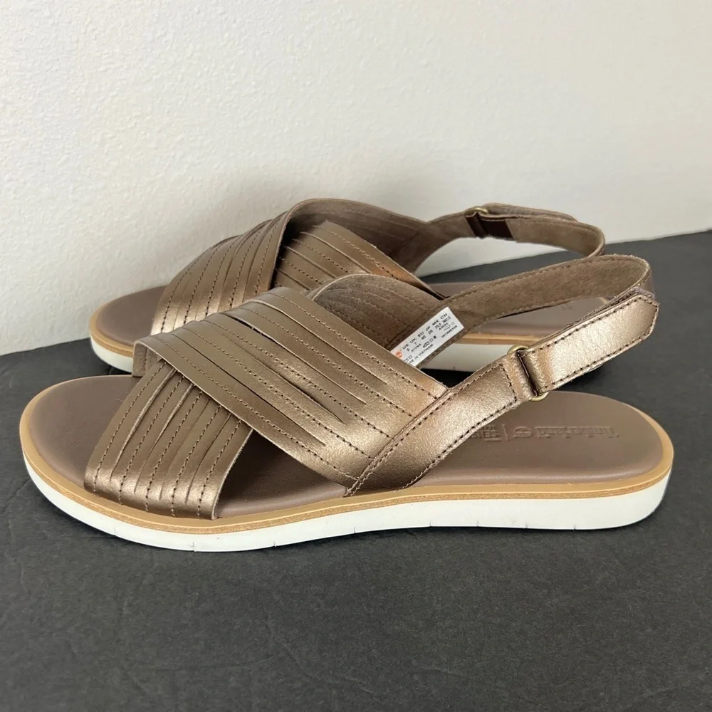 Timberland Adley Shore Cross Band Leather Sandals